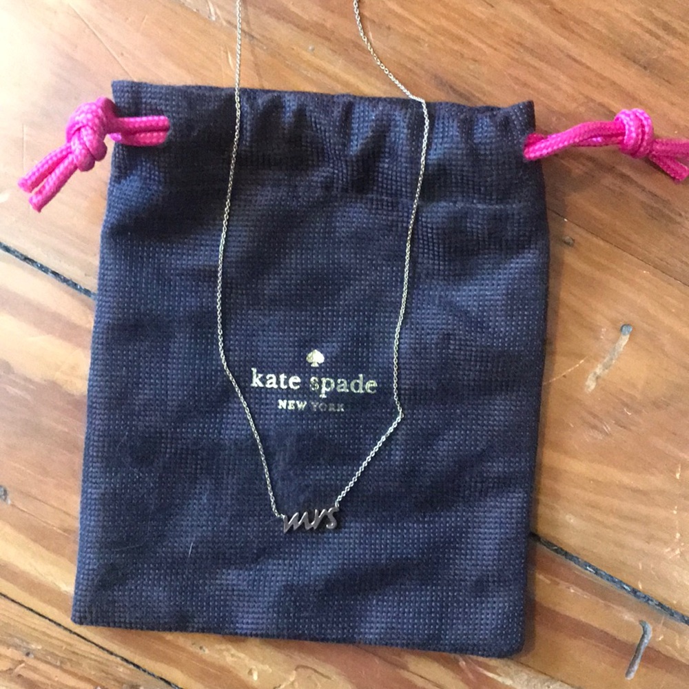Kate Spade “Mrs.” Necklace - Gold